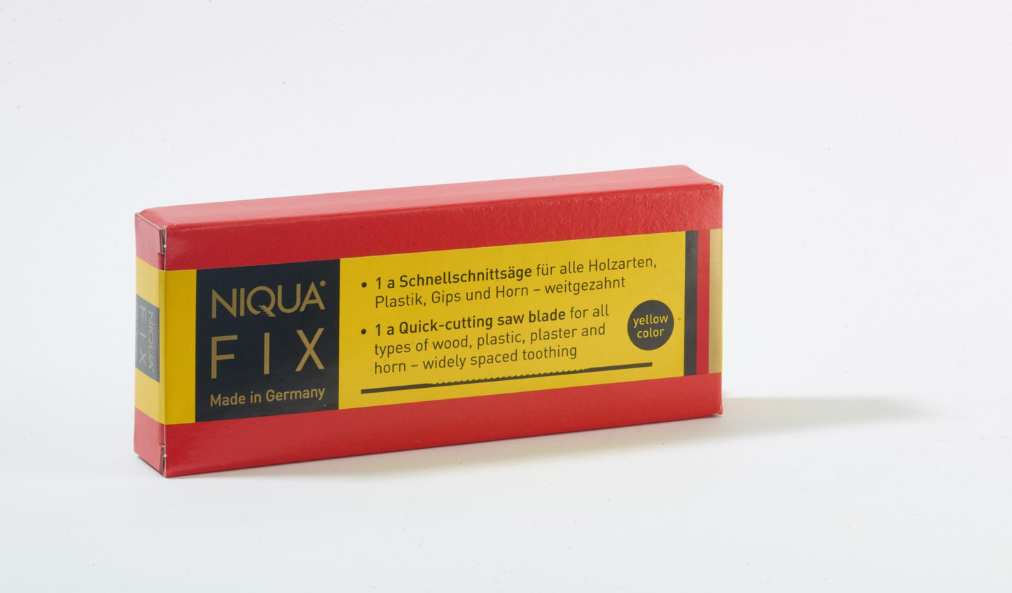 NIQUA FIX GELB – Das bewährte Laubsägeblatt für präzise Holzarbeiten