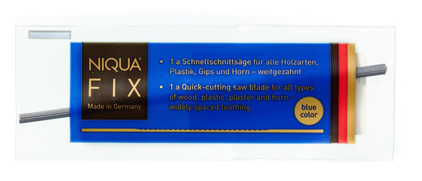 NIQUA FIX BLAU – Der Allrounder für Holzarbeiten & Modellbau