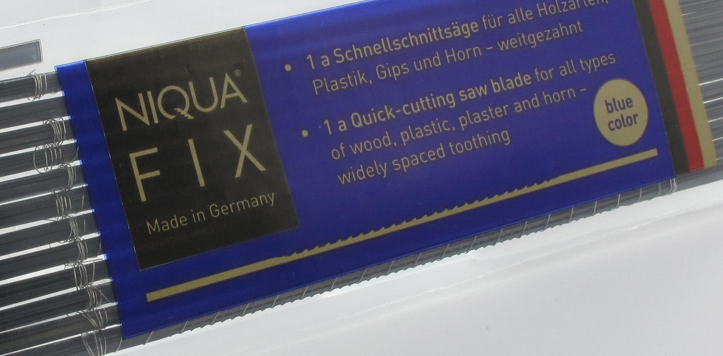 NIQUA FIX BLAU – Der Allrounder für Holzarbeiten & Modellbau