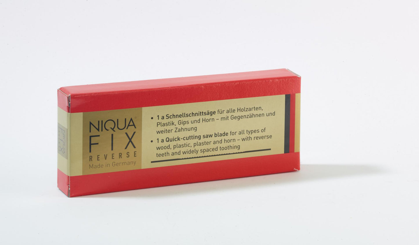 NIQUA FIX REVERSE – Saubere Schnittkanten ohne Ausrisse