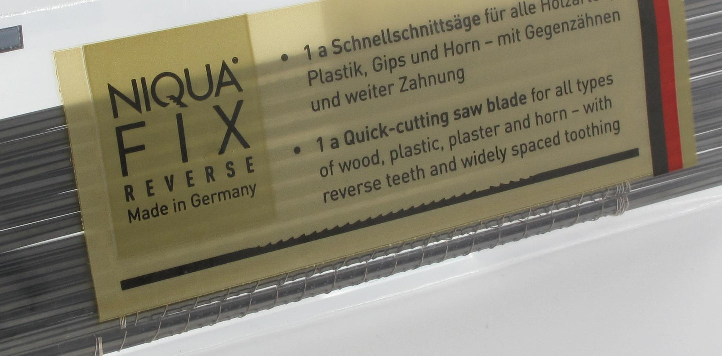 NIQUA FIX REVERSE – Saubere Schnittkanten ohne Ausrisse