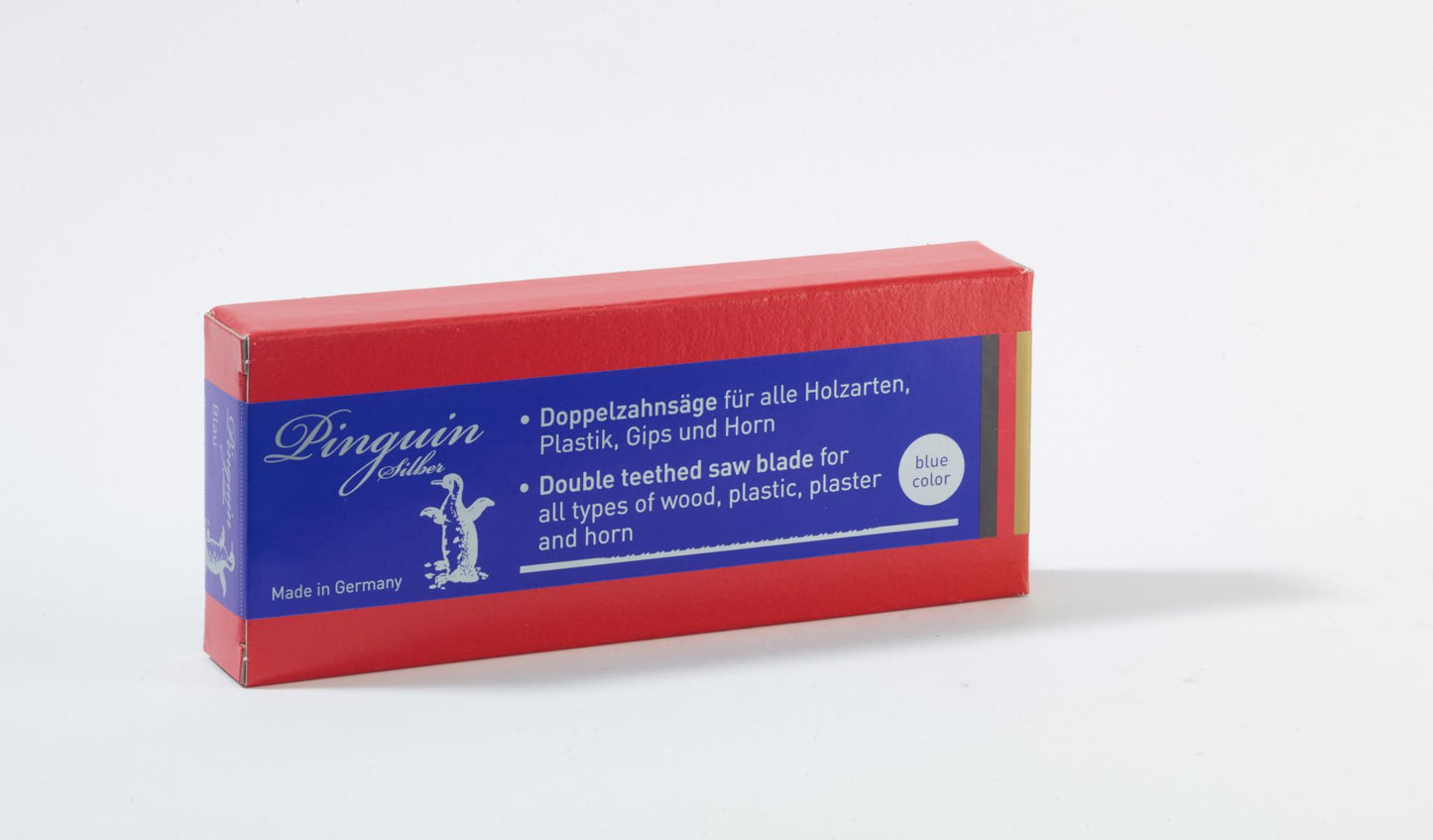 NIQUA PINGUIN SILBER BLAU – Das vielseitige Laubsägeblatt für Holzarbeiten & Modellbau