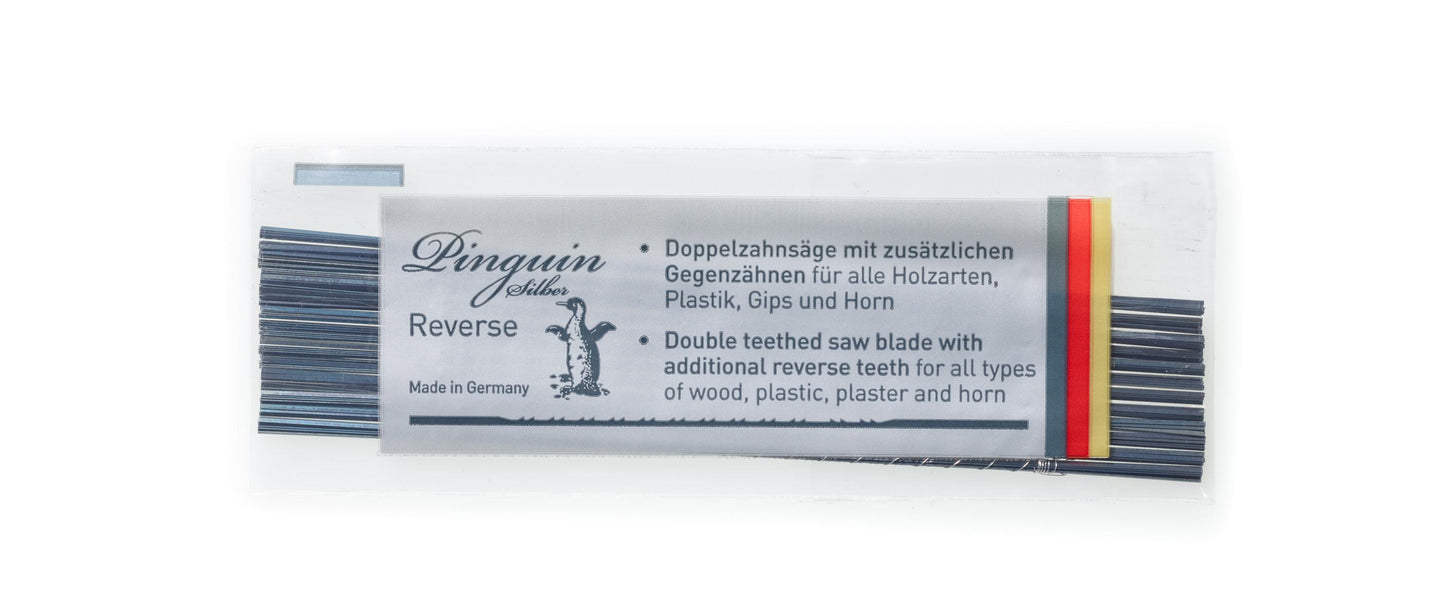 NIQUA PINGUIN SILBER REVERSE – Saubere Schnitte ohne Ausrisse