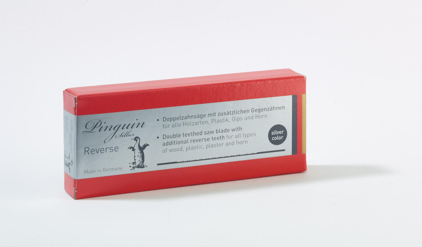 NIQUA PINGUIN SILBER REVERSE – Saubere Schnitte ohne Ausrisse