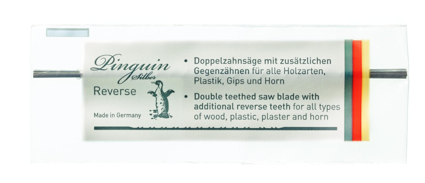 NIQUA PINGUIN SILBER REVERSE – Saubere Schnitte ohne Ausrisse