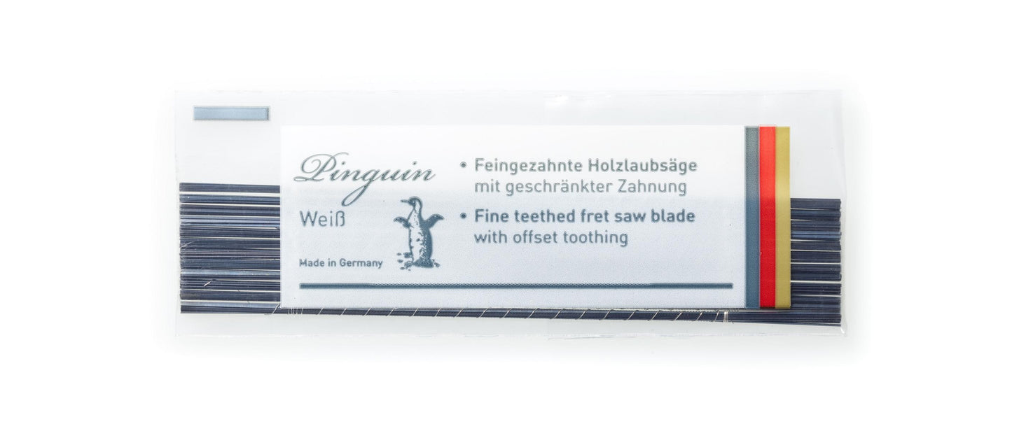 NIQUA PINGUIN WEISS – Das Spezial-Laubsägeblatt für feine Holzarbeiten