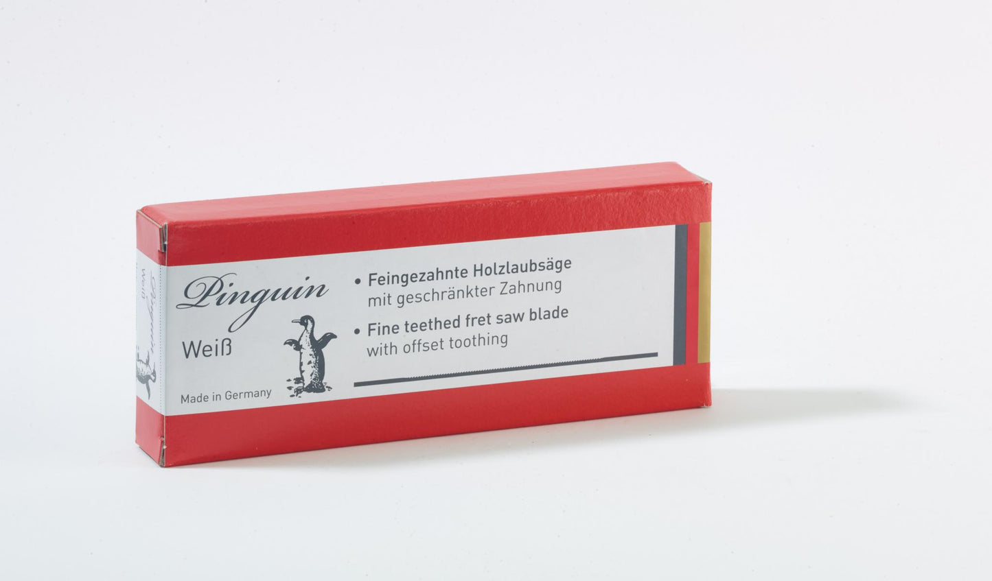 NIQUA PINGUIN WEISS – Das Spezial-Laubsägeblatt für feine Holzarbeiten