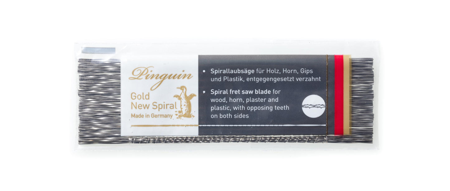 NIQUA PINGUIN GOLD NEW SPIRAL – Das innovative Spirallaubsägeblatt für höchste Präzision