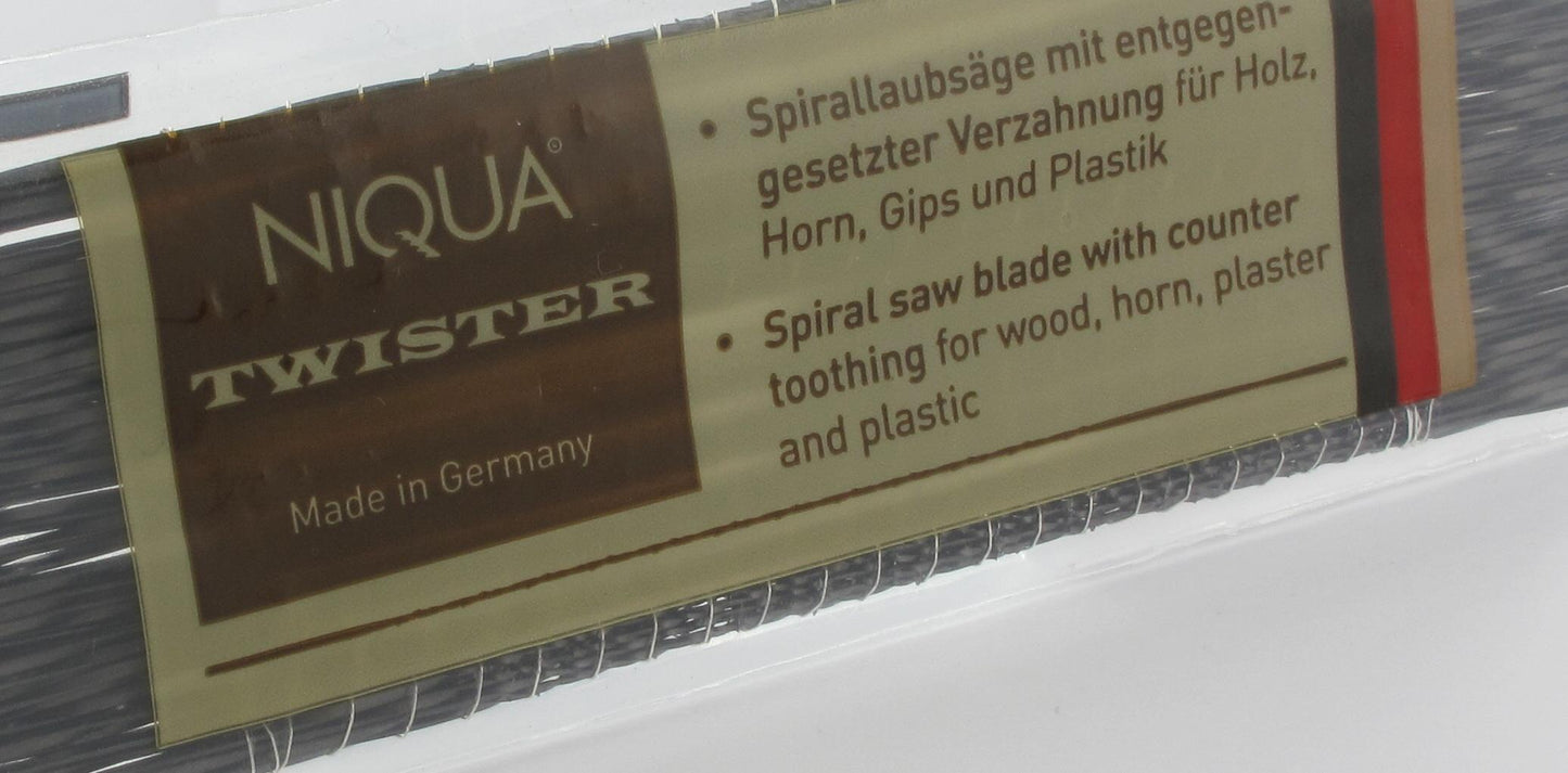 NIQUA TWISTER – Das Spirallaubsägeblatt für flexible Schnitte in alle Richtungen