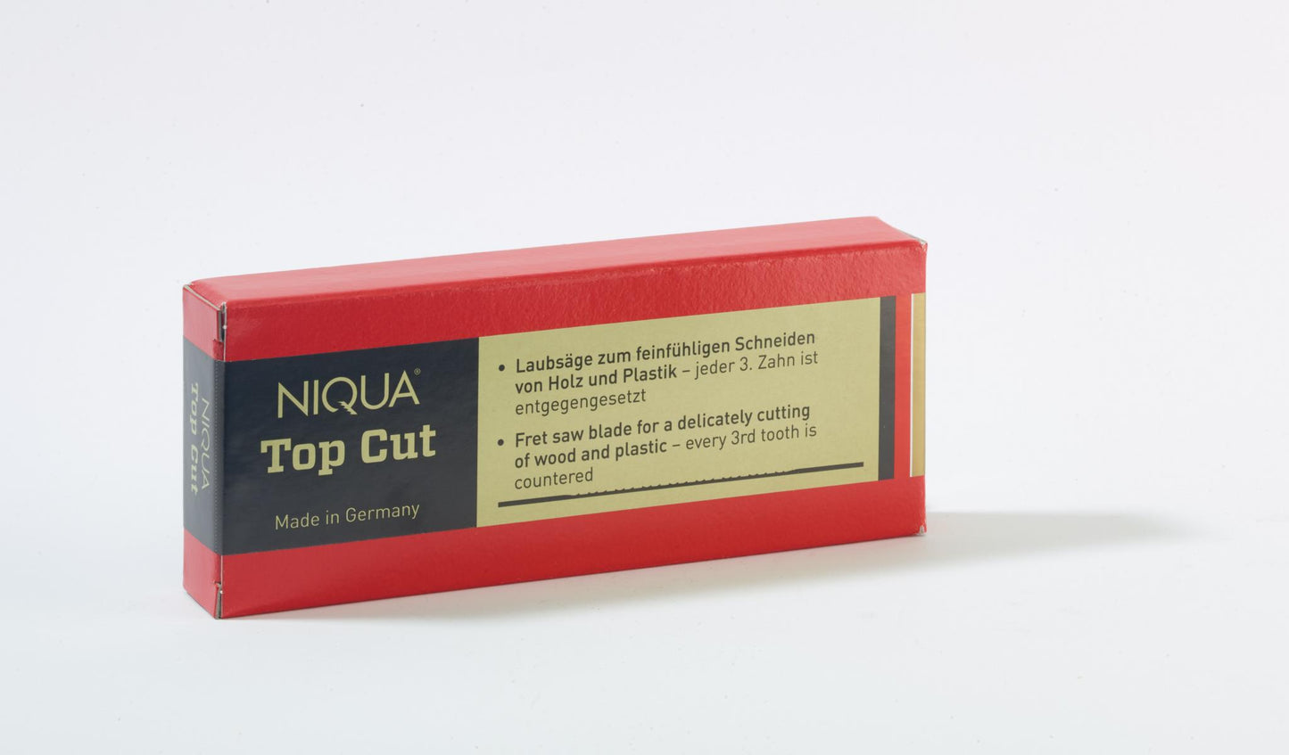 NIQUA Laubsägeblatt TOP CUT – Perfekte Schnitte für Holz & Kunststoff