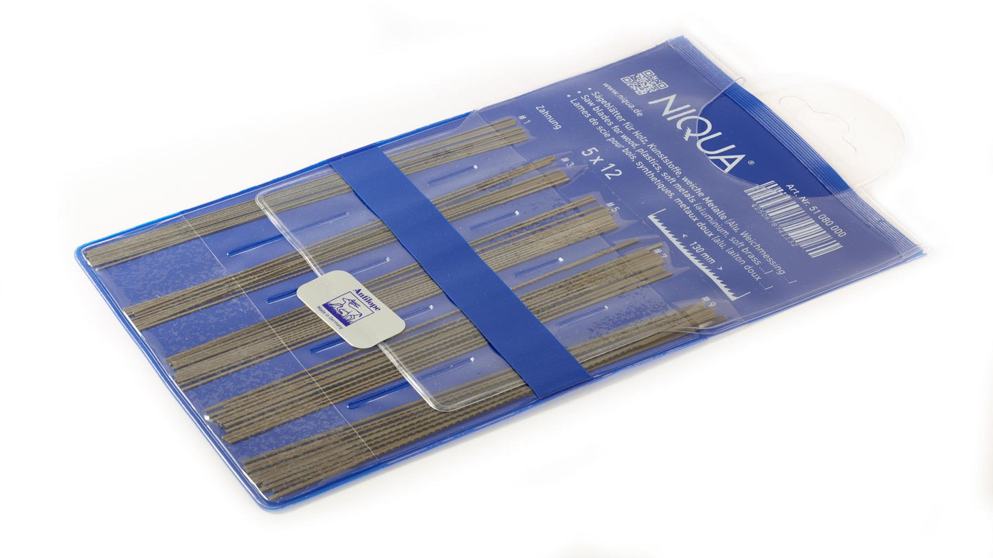 NIQUA FIX GELB – Holzlaubsägeblätter-Sortiment für vielseitige Anwendungen