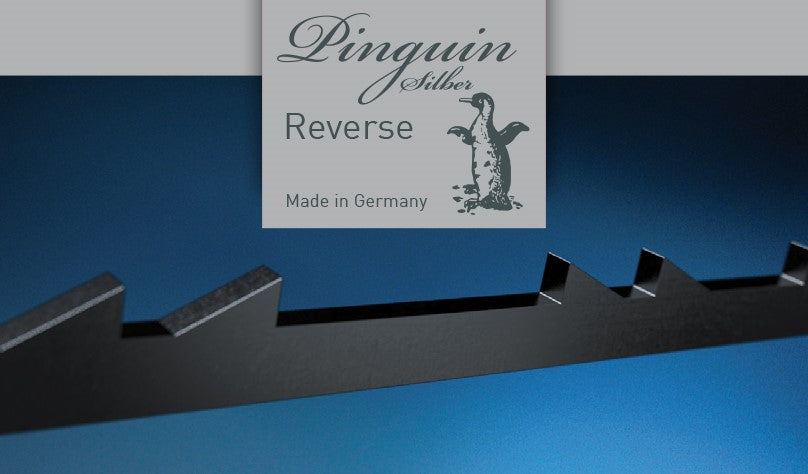 NIQUA PINGUIN SILBER REVERSE – Saubere Schnitte ohne Ausrisse
