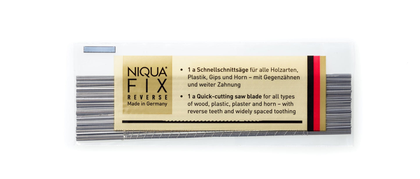 NIQUA FIX REVERSE – Saubere Schnittkanten ohne Ausrisse