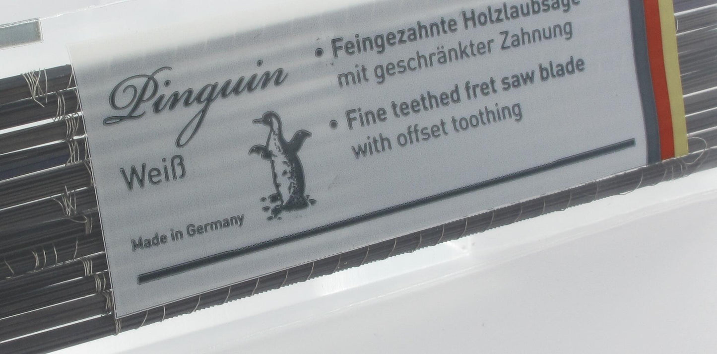 NIQUA PINGUIN WEISS – Das Spezial-Laubsägeblatt für feine Holzarbeiten