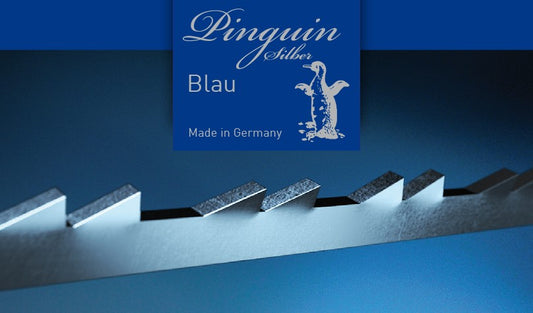 NIQUA PINGUIN SILBER BLAU – Das vielseitige Laubsägeblatt für Holzarbeiten & Modellbau